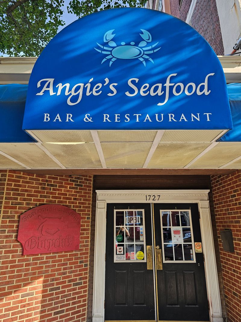 Maryland Carryout Fish Windows That Keep The Oil Hot All Afternoon 6 Angie's Seafood - Baltimore, Maryland