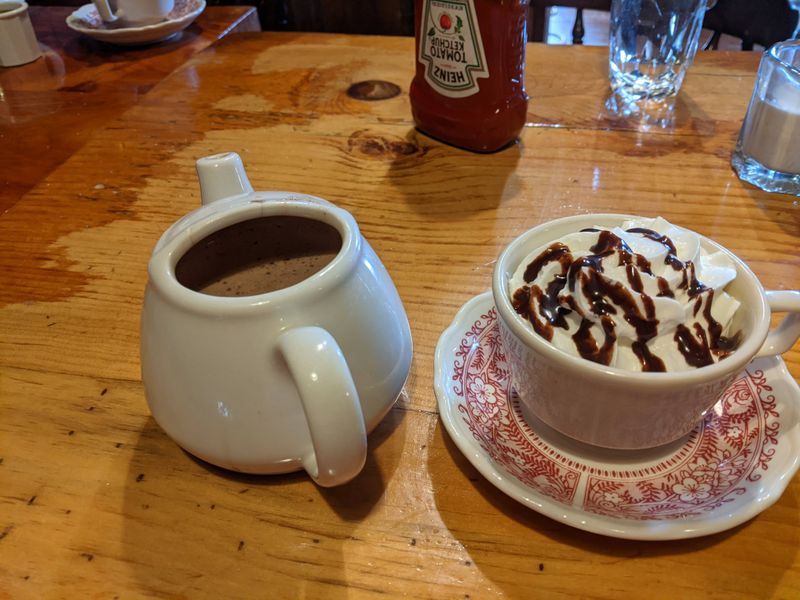 This Vermont Log-Cabin Diner Serves Maple-Glazed Bacon And Fluffy Pancakes That Make Every Morning Feel Like a Ski Weekend Treat 9 Hot Chocolate Done Right