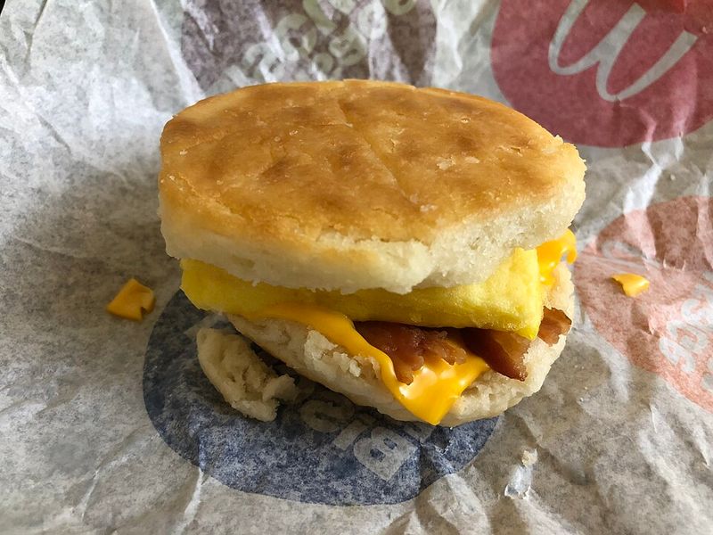 14 American Drive-Thru Items People Secretly Order Off the Value Menu 9 Egg and Cheese Biscuit