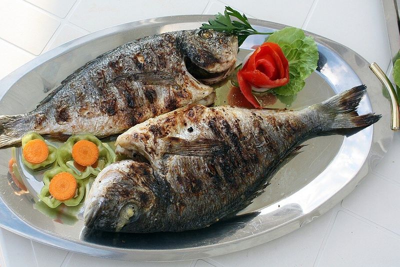 Grilled fish