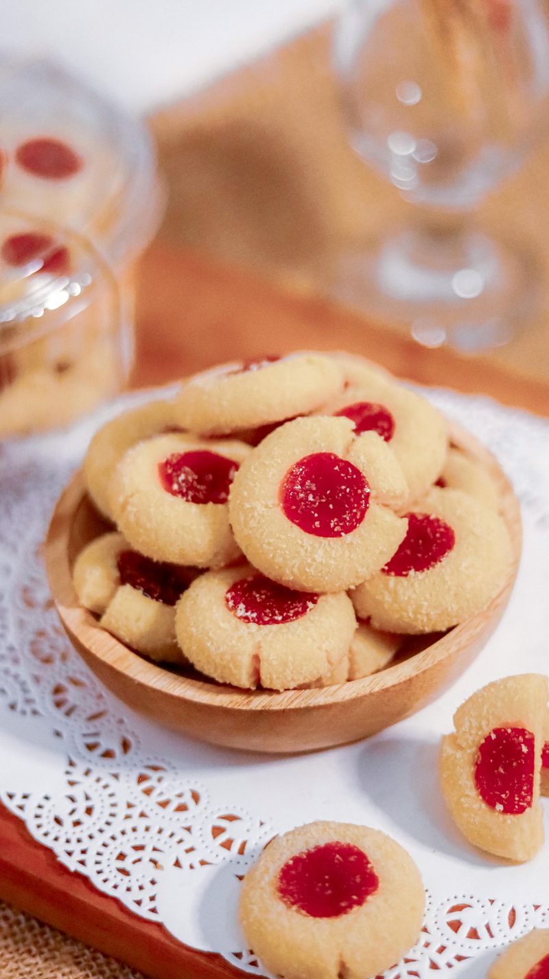 Jam Thumbprint Cookies