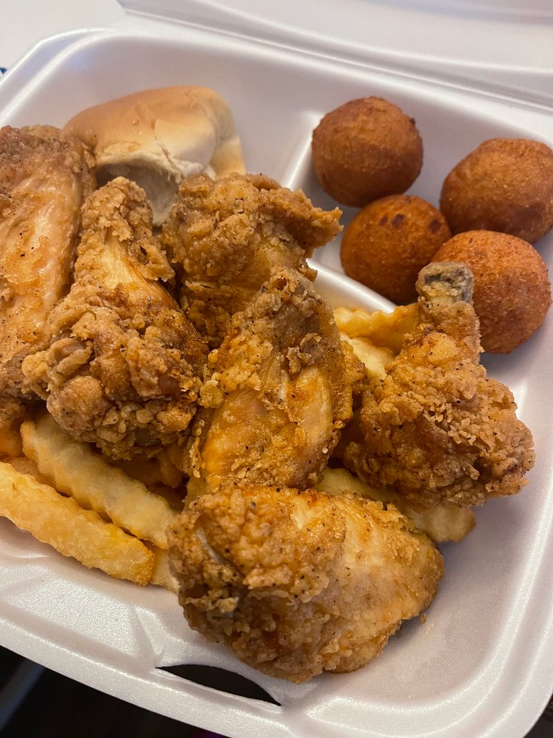 This North Carolina Fried Chicken Shack Serves Plates Locals Call “Sunday-Level Good” 7 Dark Meat Dinner