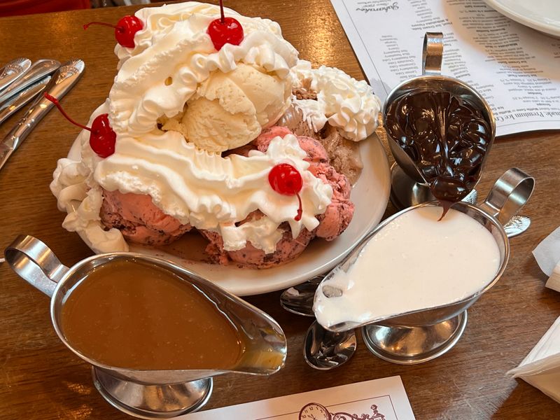 This Indiana Soda Fountain Serves Hand-Dipped Ice Cream Locals Say Is A Sweet Tradition 14 Banana Split With Gravitas