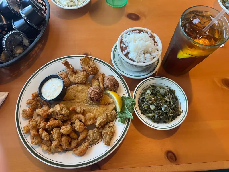 Collard Greens, Hush Puppies, and Sides