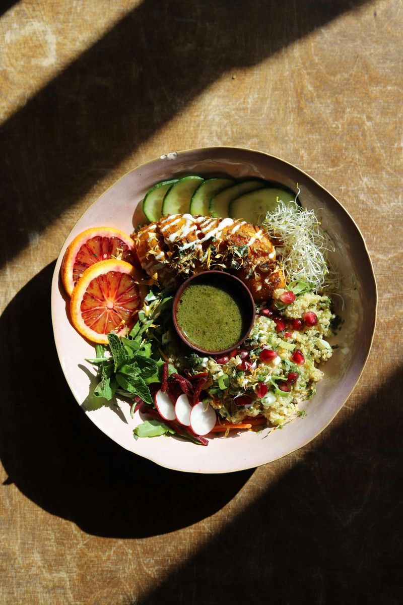 Grilled Chicken Power Bowl with Quinoa and Citrus