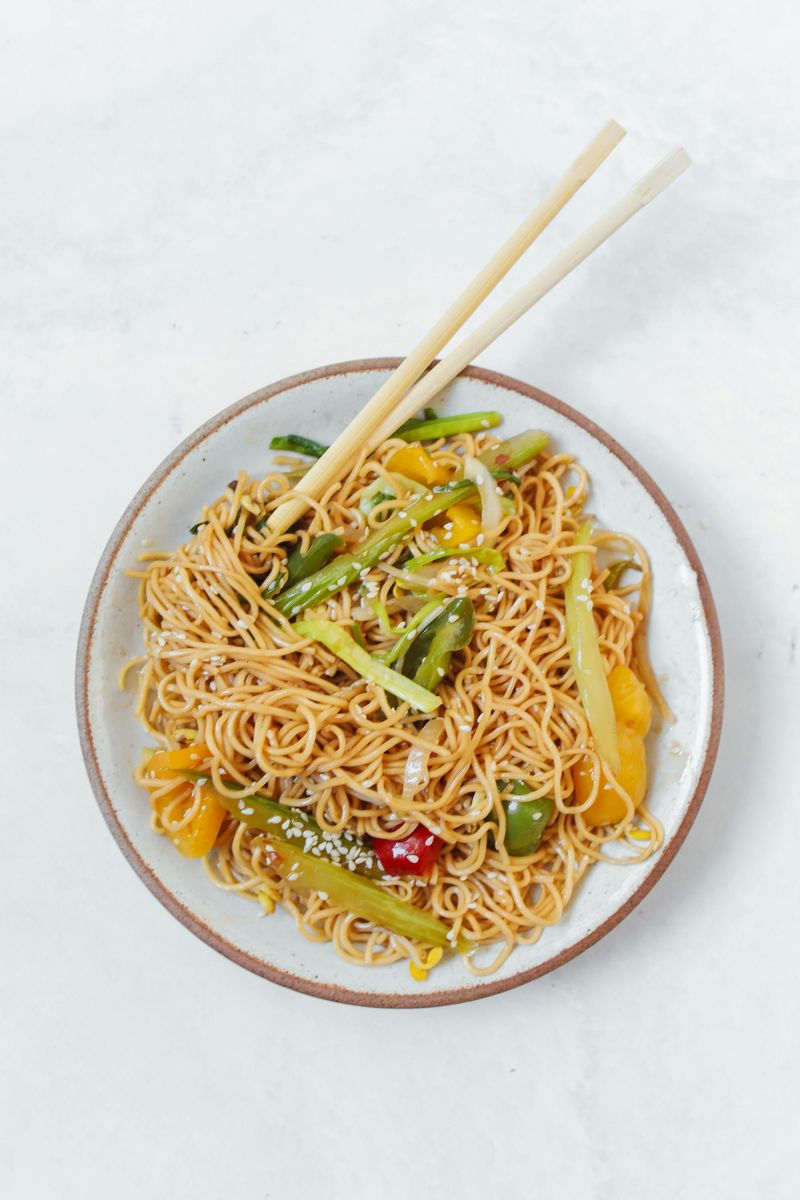 Asian Takeout Obsession: 16 Fiery, Saucy Dishes You’ll Want to Order on Repeat 5 Sesame Veggie Chow Mein