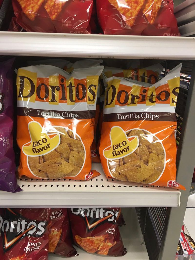 Store-brand tortilla chips