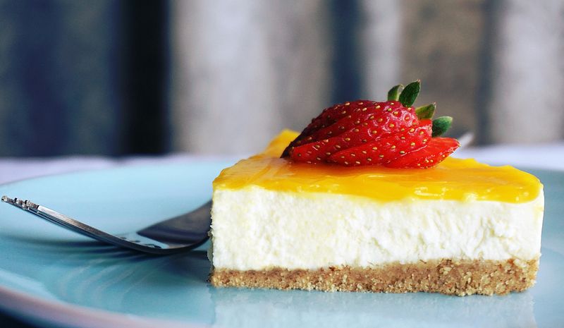 26 Over-the-Top Sweet Treats You’ll Crave at 2 A.M. 23 Lemon Strawberry Cheesecake Slice