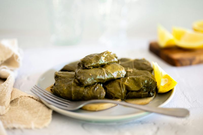 Dolmades (Stuffed Grape Leaves)