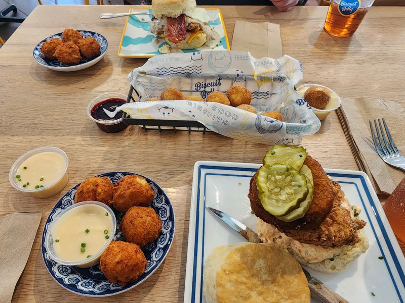 Nashville Hot Chicken Biscuit Tower