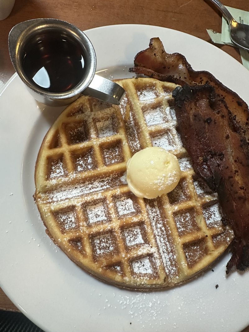 Waffles with Real Maple Syrup