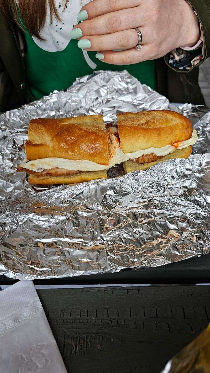 Roast Beef with Fresh Mozzarella and Gravy