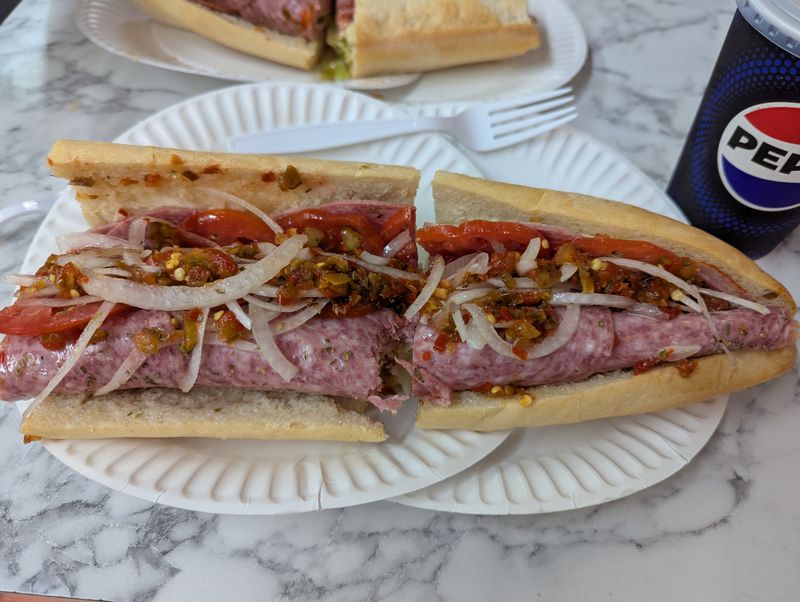 This New Jersey Boardwalk Deli Counter Stacks Two-Foot Italian Subs So Packed With Meat People Plan Atlantic City Trips Around Them 11 Classic Italian Cold Cut Harmony