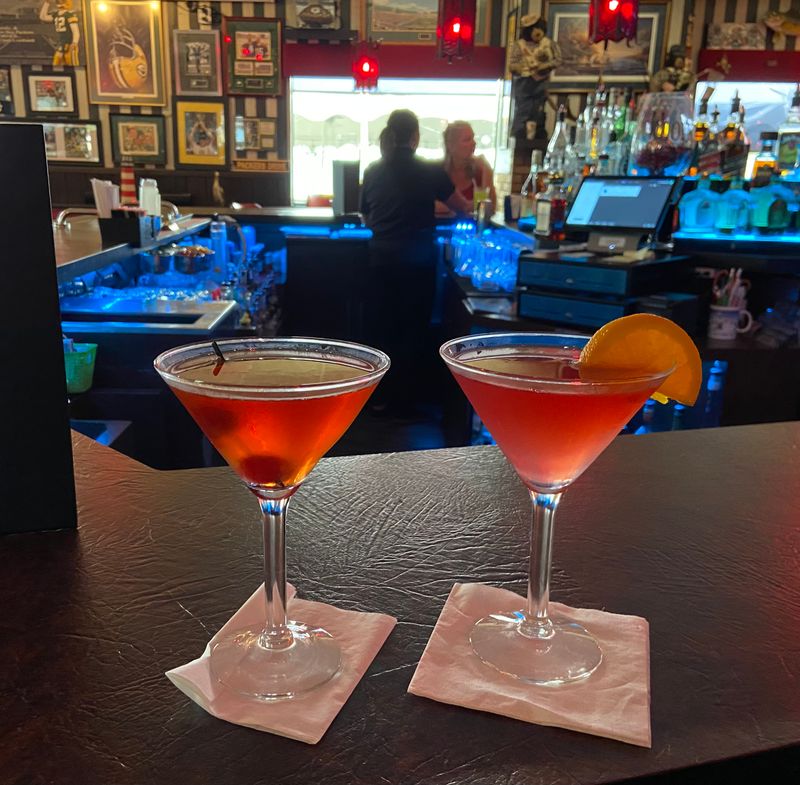 Old School Cocktails At The Bar