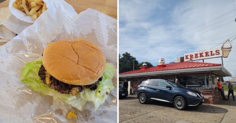 This Illinois Drive-In Still Serves Double Cheeseburgers Wrapped in Wax Paper