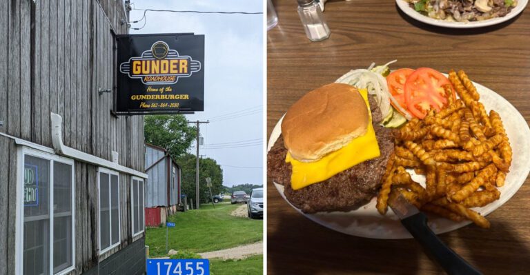 This Iowa Country Tavern Serves a Giant Gunderburger Locals Say Is Worth the Drive Across Miles of Cornfields