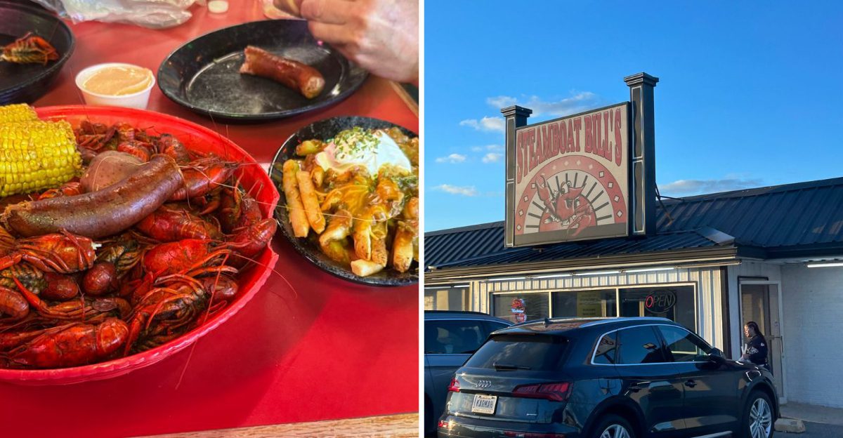 This Louisiana Riverfront Café Serves Crawfish Boils Locals Swear Are Worth The Mess
