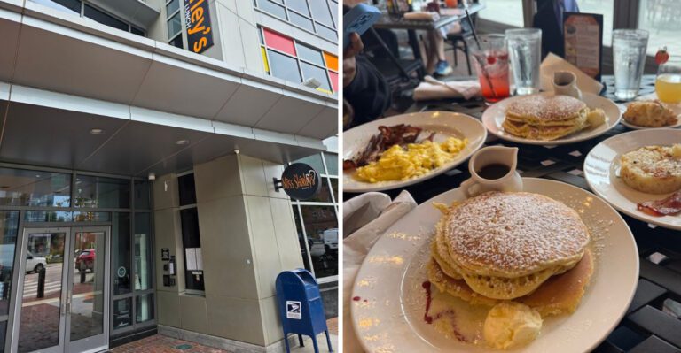 This Maryland Brunch Café Serves Stacked Pancakes Locals Say Are Worth Waking Up Early For