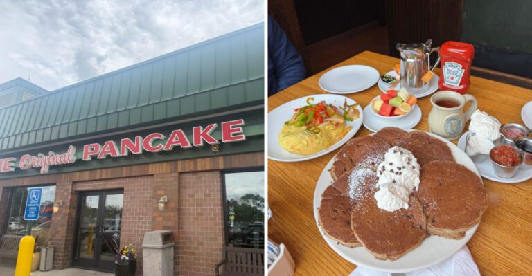 This Minnesota Pancake House Flips Cakes Bigger Than The Plate