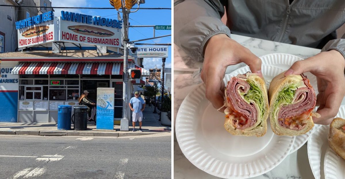 This New Jersey Boardwalk Deli Counter Stacks Two-Foot Italian Subs So Packed With Meat People Plan Atlantic City Trips Around Them 5 This New Jersey Boardwalk Deli Counter Stacks Two-Foot Italian Subs So Packed With Meat People Plan Atlantic City Trips Around Them