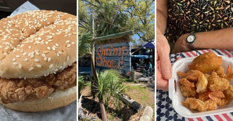 This South Carolina Lowcountry Shack Serves Shrimp Burgers And Fried Baskets That Taste Like A Day On The Marsh