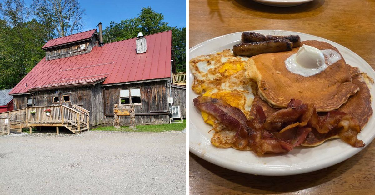 This Vermont Log-Cabin Diner Serves Maple-Glazed Bacon And Fluffy Pancakes That Make Every Morning Feel Like a Ski Weekend Treat 5 This Vermont Log-Cabin Diner Serves Maple-Glazed Bacon And Fluffy Pancakes That Make Every Morning Feel Like a Ski Weekend Treat
