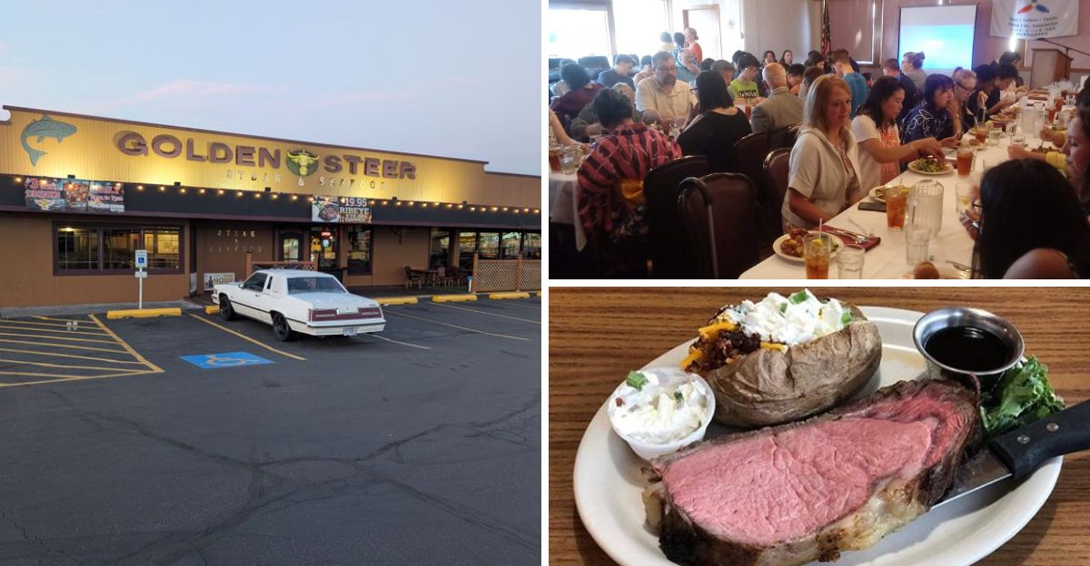This Washington Steakhouse Serves Old-School Steaks And Seafood Locals Say Feel Like A Classic Night Out Every Time