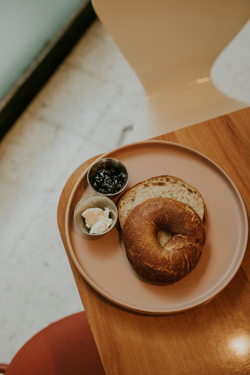 Bagels with cream cheese
