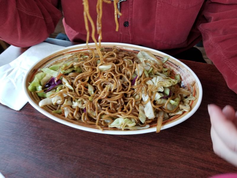 Yakisoba Noodles On The Griddle