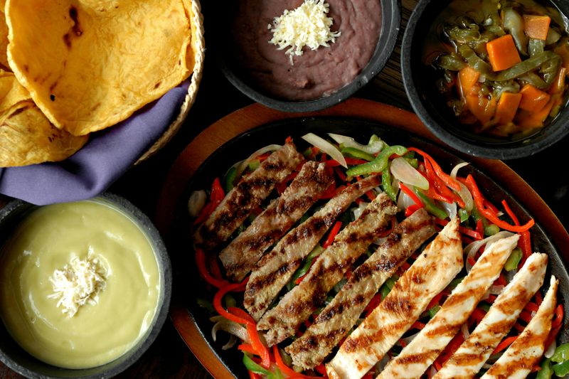 Sizzling Chicken & Beef Fajita Platter