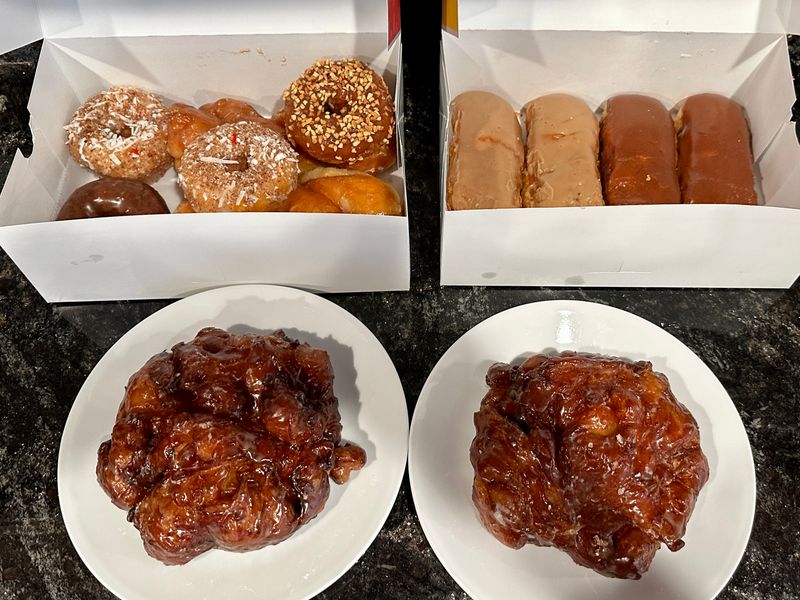 Vanilla Long John With Custard