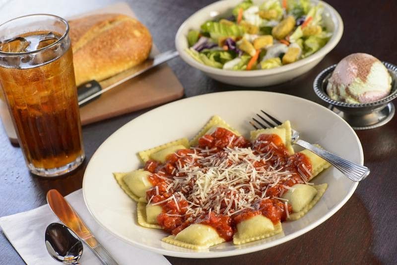 Soup, Salad, And Spumoni Included