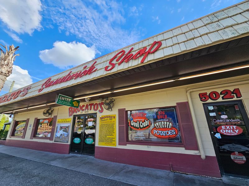 15 Florida Cuban Sandwich Shops Pressing Bread So Crisp Locals Know The Best Time To Go 17 Brocato's Sandwich Shop - Tampa, Florida