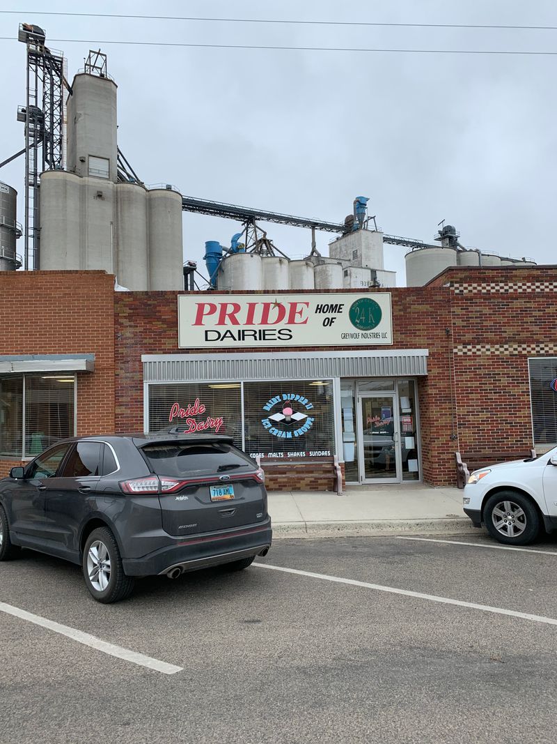 10 North Dakota Cafés Where The Pie Case Is The Real Main Attraction 2 Pride Dairy - Bottineau, North Dakota