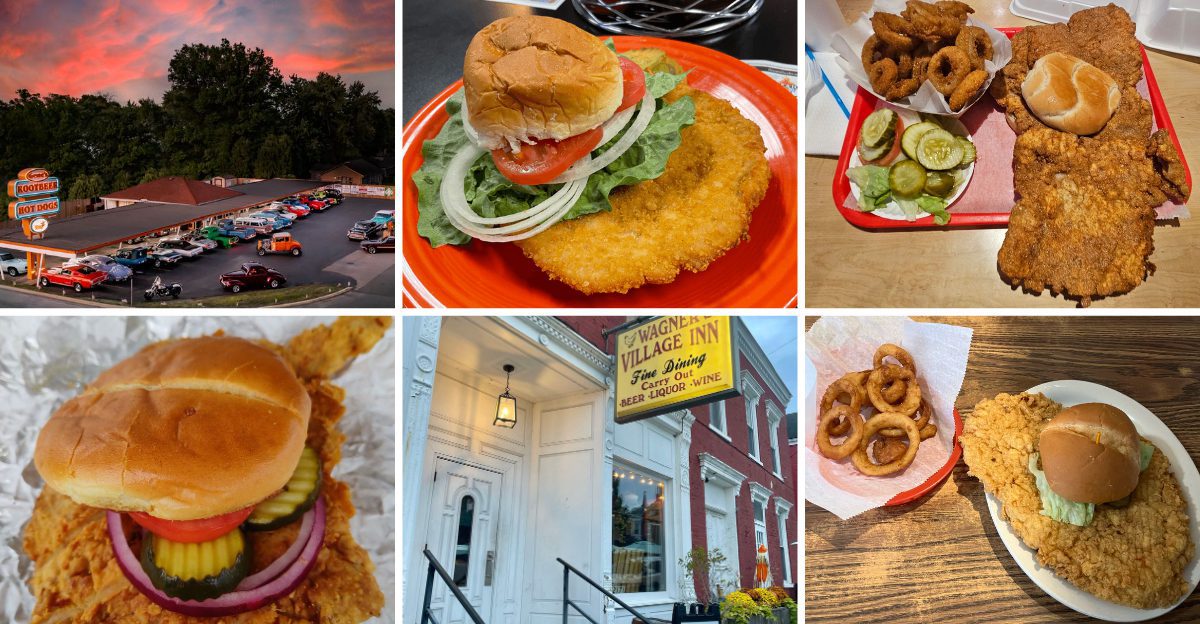 12 Indiana Tenderloin Counters Where The Sandwich Overhang Is Half The Point