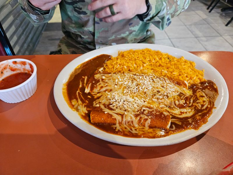 Mole Enchiladas