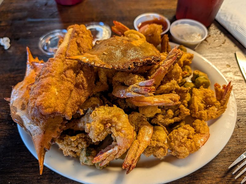 This Georgia Steak And Seafood Spot Serves Big Plates Locals Say Always Hit The Spot 9 Southern Hushpuppy Basket