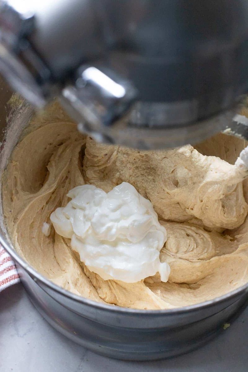 Overmixing batter