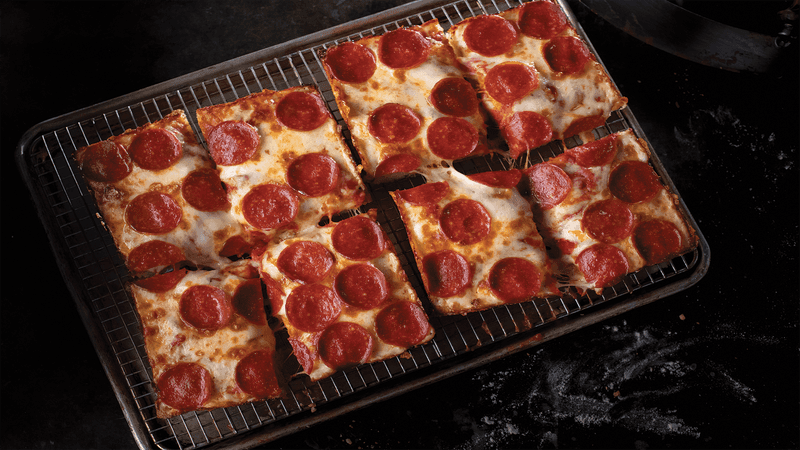 24 Pizza Places Across America Where Thin Crust vs Thick Crust Is the Main Conversation 13 Jet's Pizza - Sterling Heights, Michigan