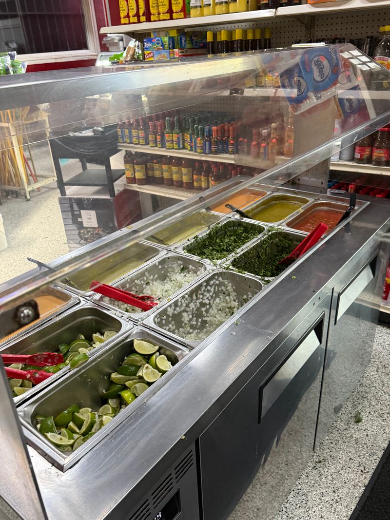 Salsa Bar And Toppings