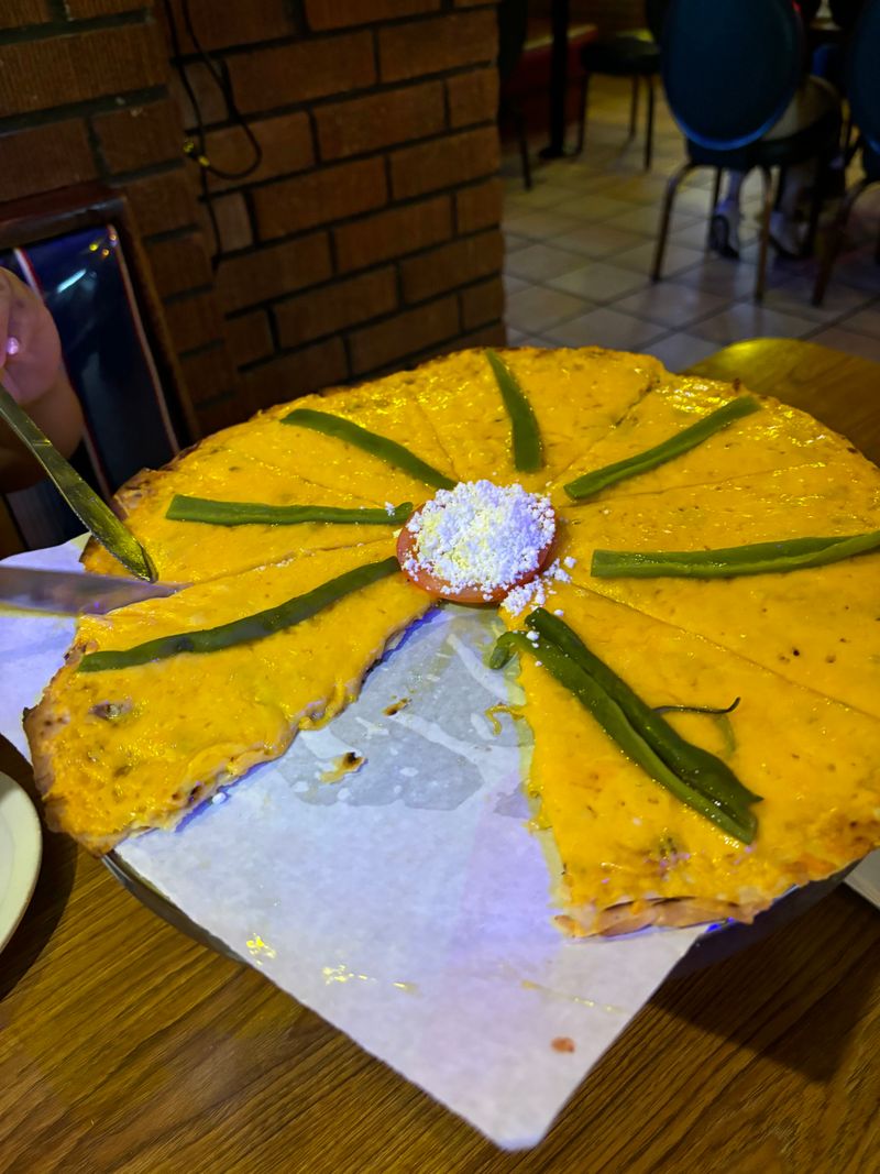 Cheese Crisp With Enchilada Dip Move