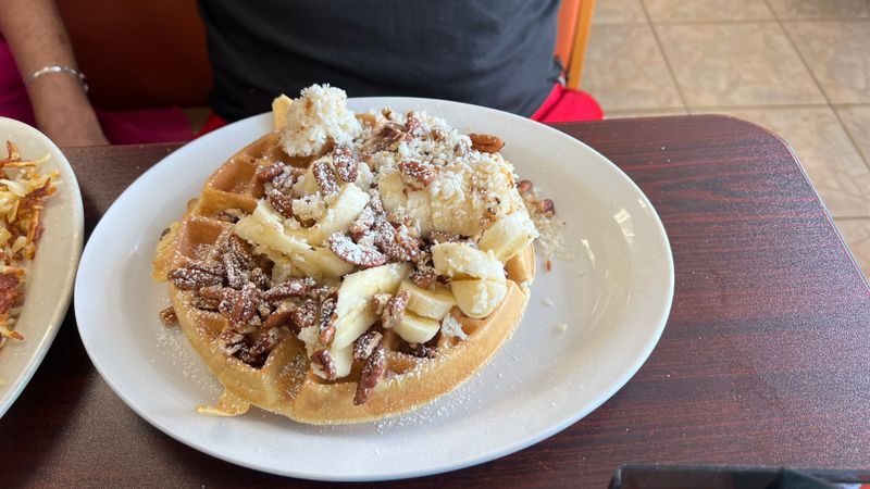 The Homemade Breakfast at This Florida Diner Is the Kind You Think About All Day 6 Banana Waffle Dream