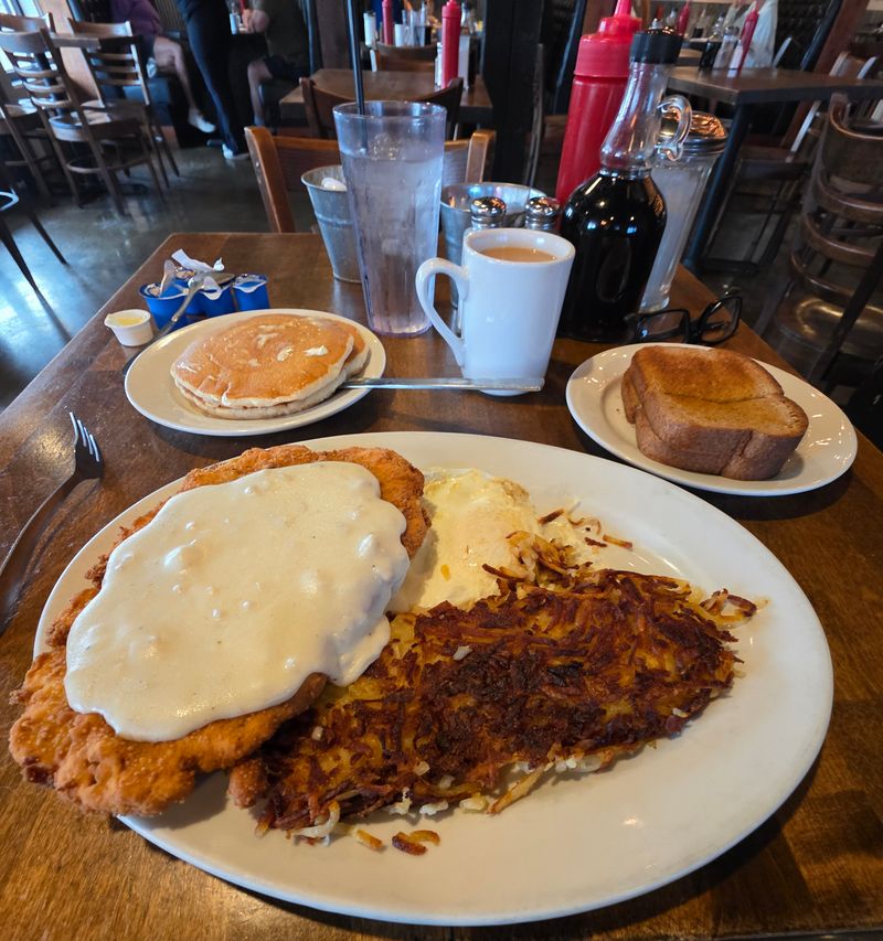 Blueberry Compote Waffle
