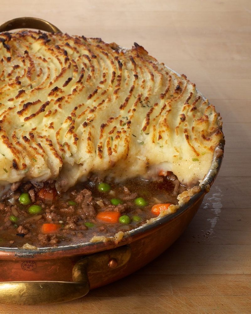 21 Dishes That Drifted Away From Regular Family Use 14 Shepherds pie