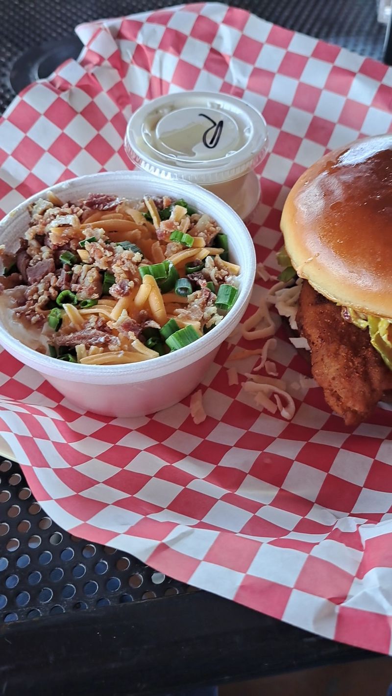 Mustard Slaw And House Sauces