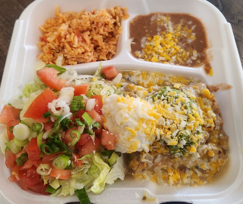 Green Chile Cheese Enchiladas