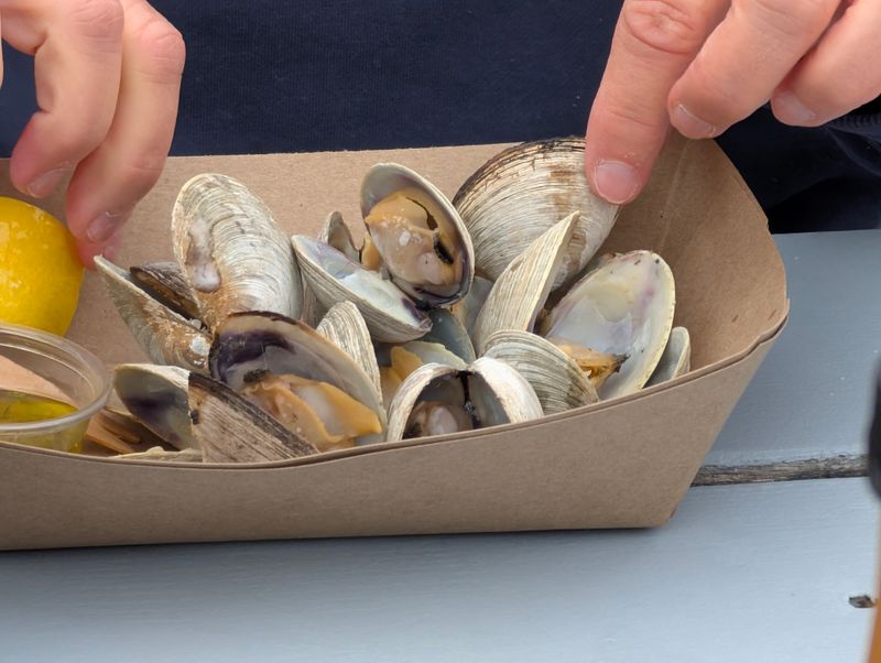 This Maine Lobster Roll Shack Keeps The Menu Small - And The Quality Loud 5 Grilled Clams That Steal The Show