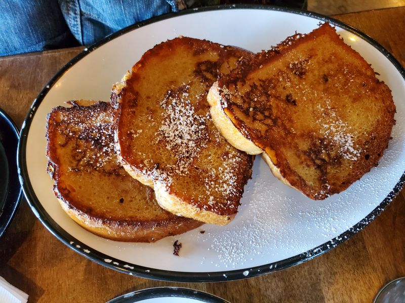 Belgian Waffle With Butter and Syrup