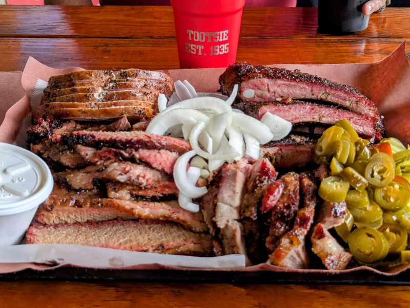 Butcher Paper Trays and Pickles