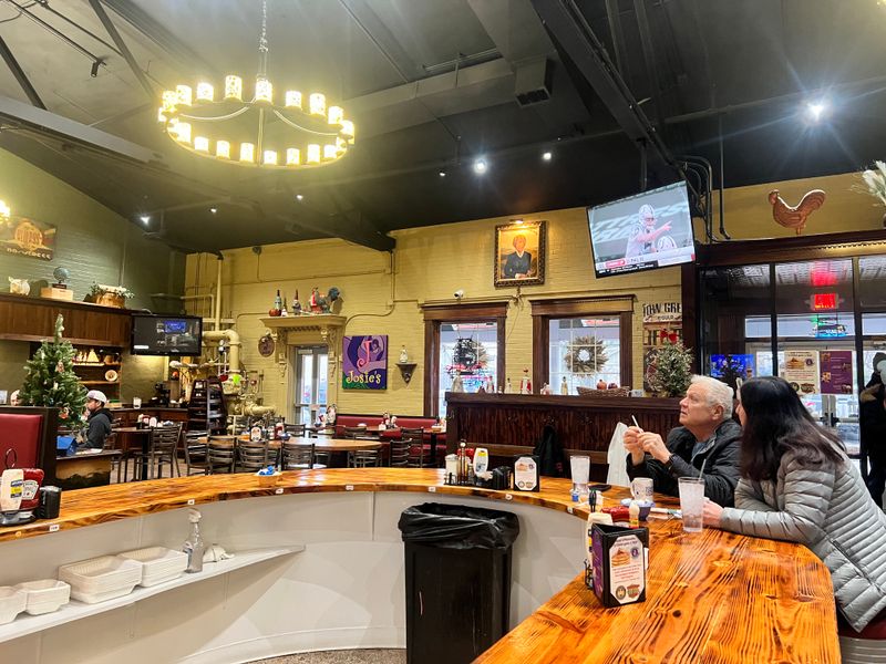 Belgian Waffle with Strawberries